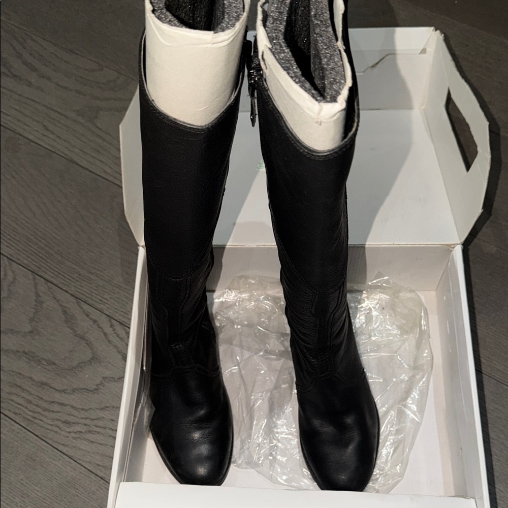 Rockport Sleek Black Tall Boots